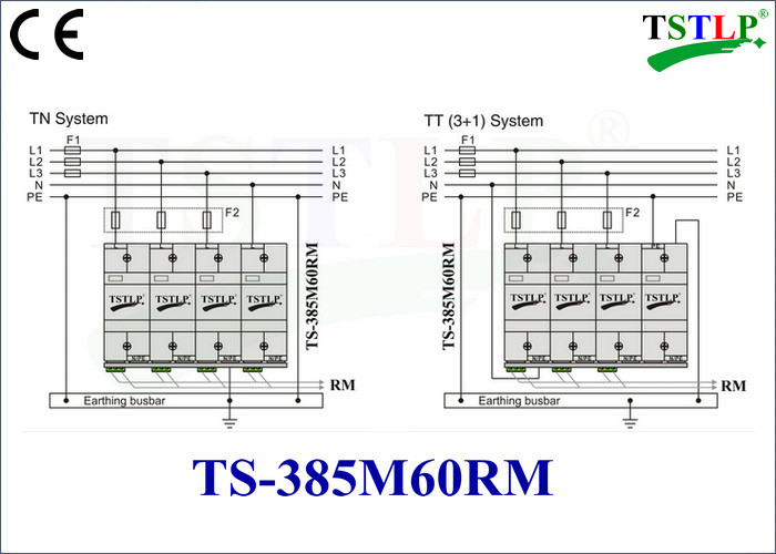 Distribution Room / Cabinet Type 1 Surge Arrester High Discharge Capacity