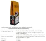 Custom Label Printing Charcoal packaging Paper Bags, charcoal bags, pp/kraft