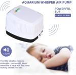 Powerful 250GPH Dual Hygger Air Pump For Fish Transport