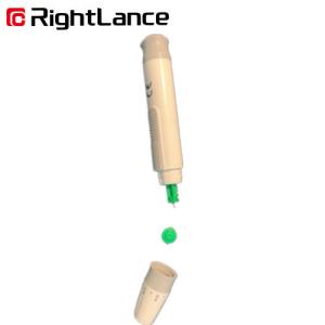 Quality Blood Sample Blood Sugar Auto Lancet Pen Finger Pricking Device With Ejection wholesale