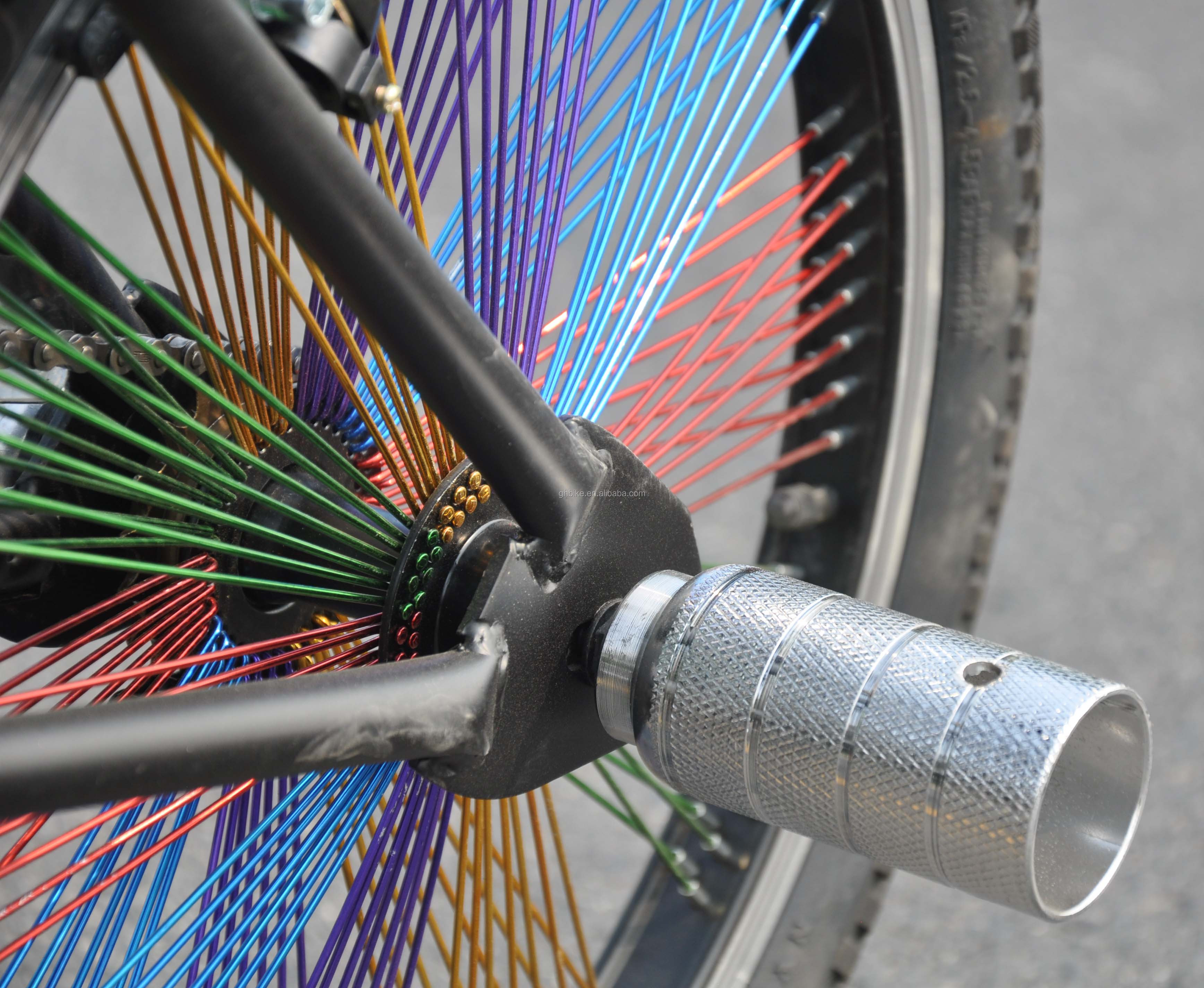 ALuminium Thread Stem BMX 20inch Colorful 130H Spokes Chinese CE Kid Freestyle Bicycle