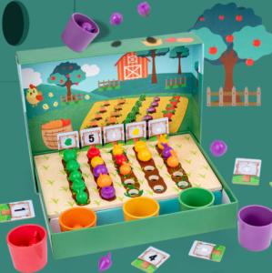 Quality Children Wooden Educational Toys Simulated Farm Fruit And Vegetable wholesale