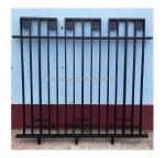 Residential Security Fence Galvanized Durable Steel Panels with Pressure Treated