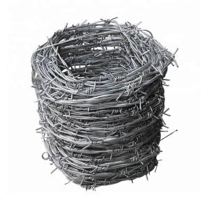Quality Traffic Safety Outdoor Galvanized Barbed Wire Fence For Outdoor Security wholesale