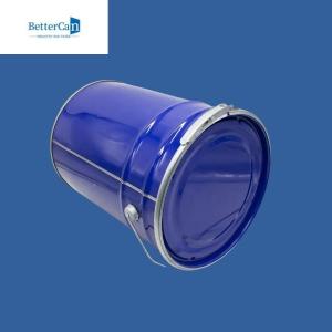 Quality Stackable 20L Steel Bucket , Empty Paint Buckets With Lids wholesale
