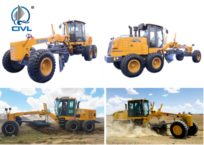 new Motor Graders 100HP GR1003 Small Road Grader WEICHAI engine yellow colour