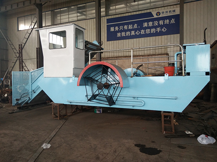 10 Cubic Capacity Water Hyacinth Harvester Is Designed To Be Ten Meters Weed Harvester For Lakes