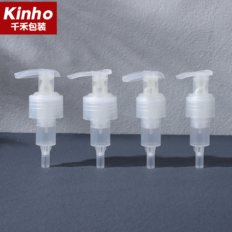 Recycled Plastic Cosmetic Lotion Pump 24mm 28mm Dispenser Spring Outside All Full Plastic