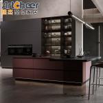 Customizable Kitchen Island with Modern Italian Furniture Design and Lacquer