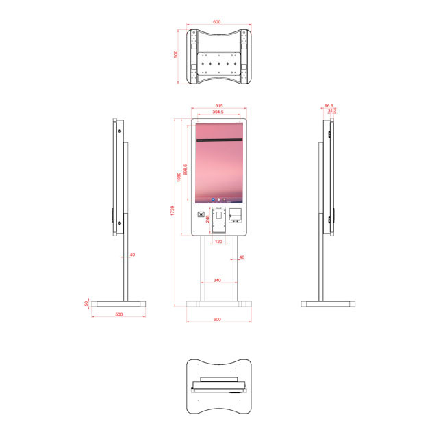 32'' Android Advanced Self-Order Kiosk for Retail, Food & Beverage, and Healthcare