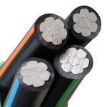 4*35 4*50 ABC Low Voltage Aerial Bundled Cable PE Insulation Aerial Insulation