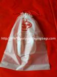 Garment / Pillow Packaging Poly Bag Clear Drawstring Plastic Bags