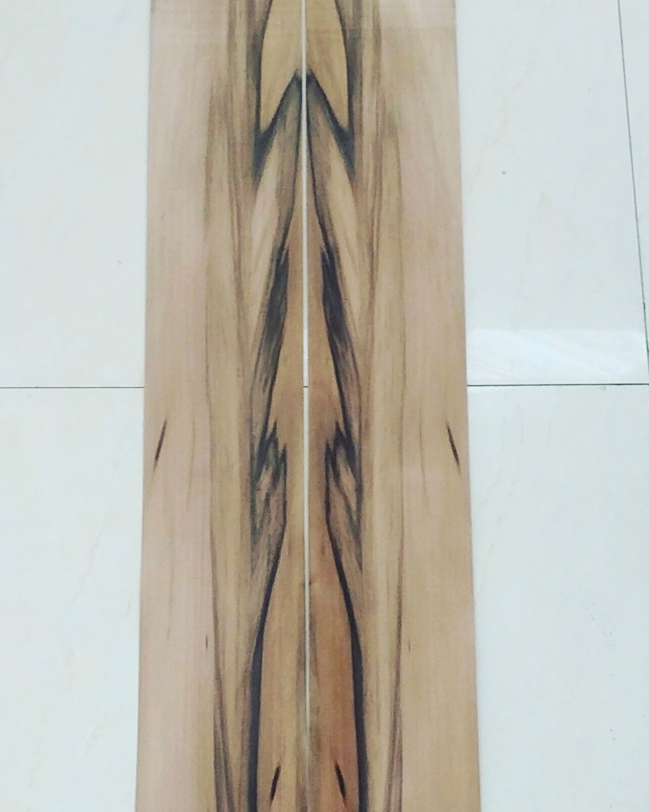 Satin Walnut Smoked Veneer Satin Walnut Fumed Veneers Exotic Wood Veneers for Interior Design Architectural Panel