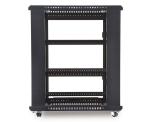 Open Frame Network Rack Cabinet , Cold Rolled Steel 22U 18U Server Rack