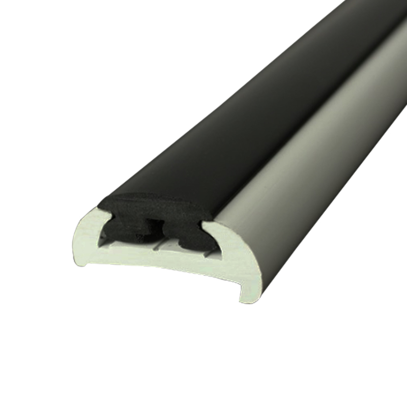Rigid Boat Dock Rail Rubbing Strakes Made of Eco-Friendly Vinyl and Stainless Steel
