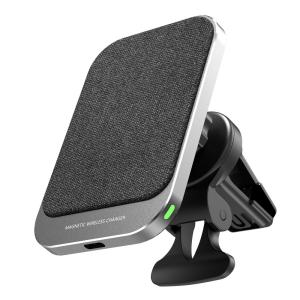 Quality 10W 5V Magsafe Car Iphone 13 Wireless Charger With Air Vent Holder 205KHz wholesale