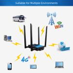 TUOSHI Sim Card 4G Wifi Router Small LTE Car Hotspot Dongle Industrial