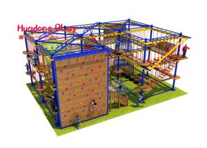 Quality Gymnastic Indoor Adventure Playground Eco - Friendly With Climbing Board wholesale