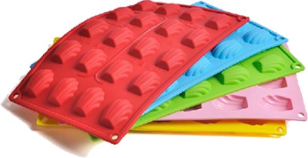 Silicone manufacturer Silicone baking tools 24 cup shell shape silicone mold SB