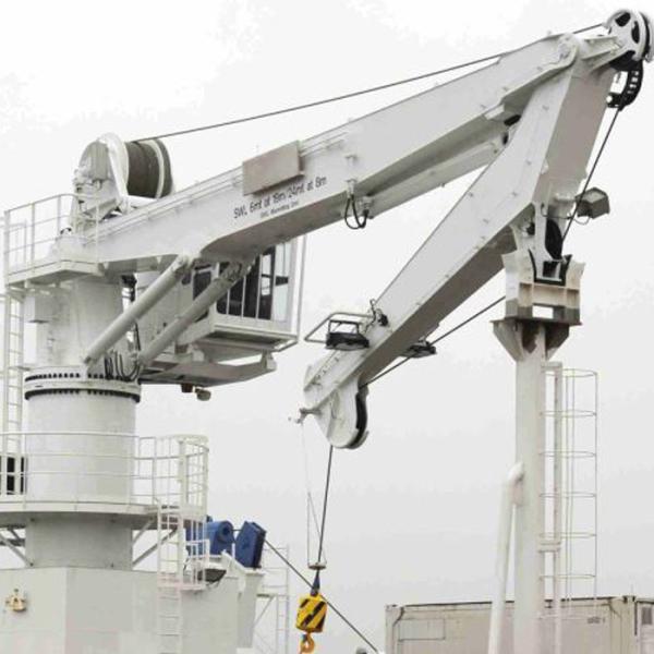 Knuckle Boom Slewing Boat Mounted Crane Marine Dinghy Cranes