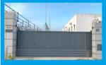 Aluminum alloy elevating three guard gate flood baffle