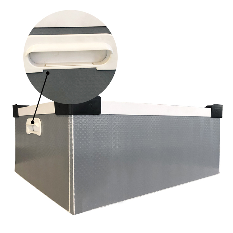 5mm 6mm Reusable Corrugated Plastic Boxes Recyclable UV Coating
