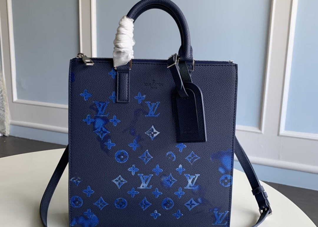 Square Women'S Genuine Leather Crossbody Bags , 18cm Blue Crossbody Handbag