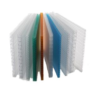 China Transparent 2.1m Width Polycarbonate Hollow Sheet on sale