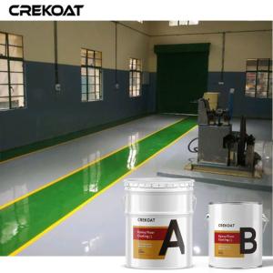 Quality Two Component Industrial Epoxy Floor Coating Hard Durable Finish wholesale