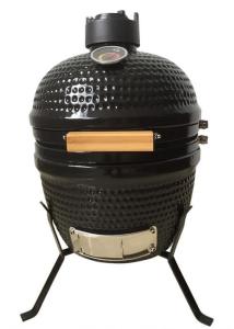 Quality Mini Black Table BBQ Oven Ceramic 13 Inch Kamado Grill wholesale