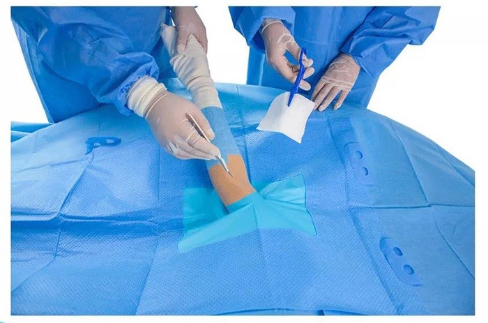 Disposable extremity pack,upper limb surgical pack with elastic film
