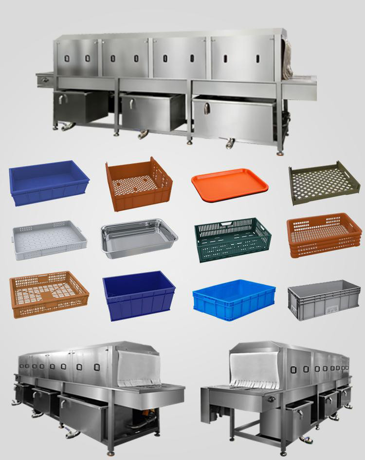 Stainless Steel Chicken Basket Washer Machine 2000Pcs/H
