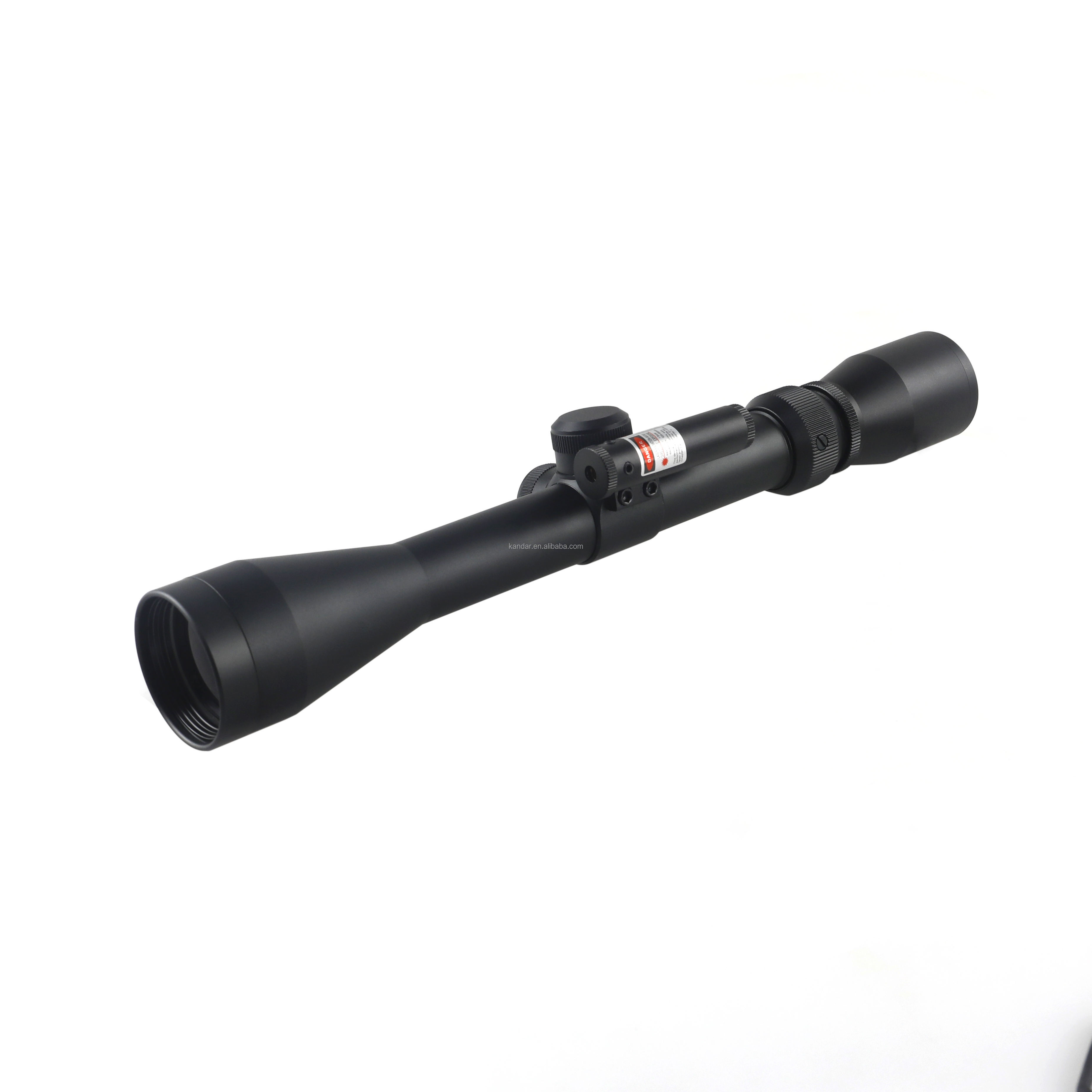 310mm Length Optical Hunting Scope 3-9x40 with Small Red Laser and 11mm/22mm Base Width
