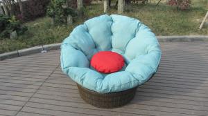 Quality Round shape garden daybed wicker rattan beach swivel chair in all weather wholesale