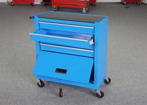 Quality Garage Storage Movable 616mm Tool Cabinet Combo With Door Blue Color wholesale