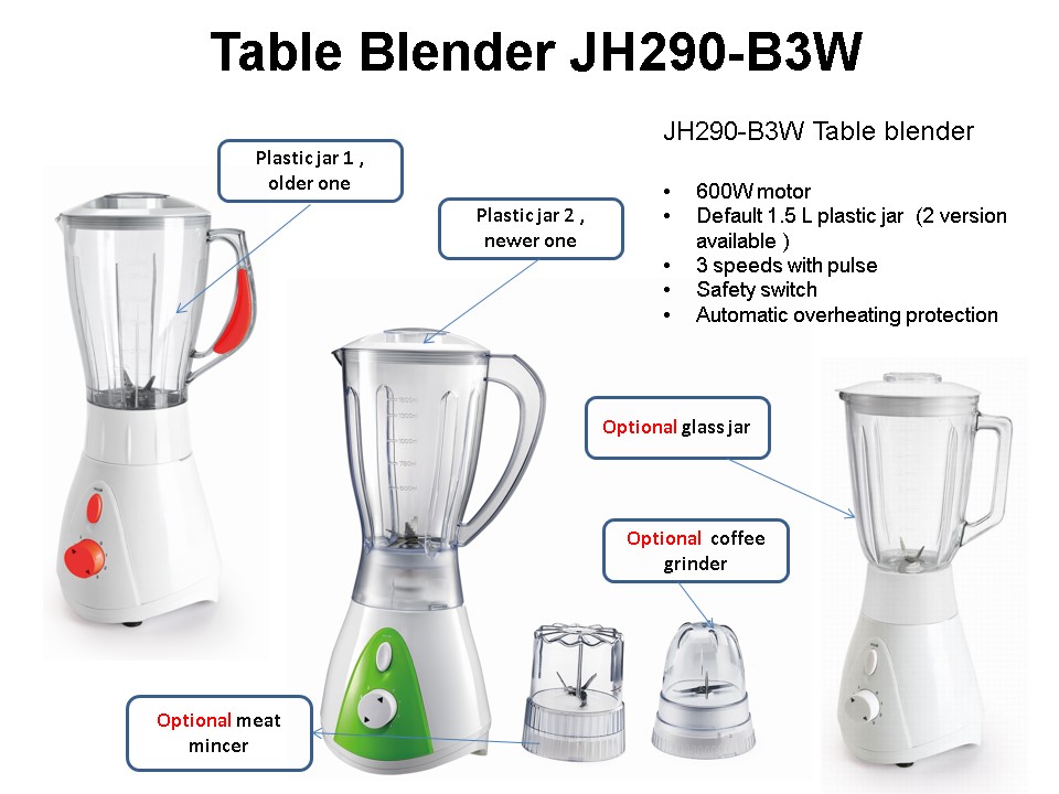600W Blender JH290-B3 & B4 from Kavbao
