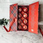 Luxury Holiday Decor Crystal Soy Wax Scented Candles Box For Christmas Gifts