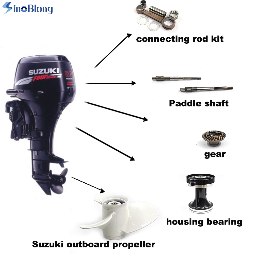 Yamah 15hp Outboard Propeller Suzuki 63v Gear Shaft Investment Casting Parts