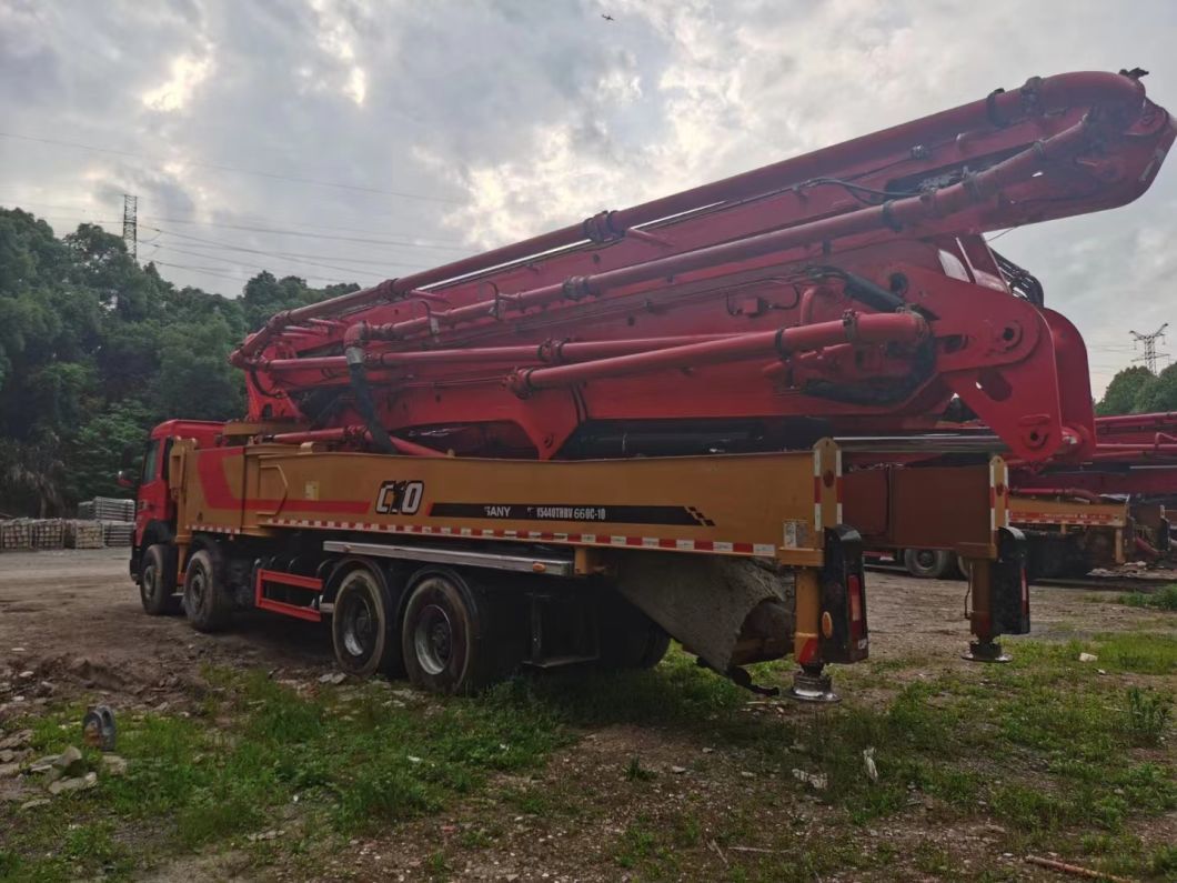 Perfect Original Condition Sy 62m Super Long Boom Pump Concrete Pump Ready Mix on Volvo Chassis