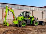 Qingdao Elite machinery 5ton small backhoe loader for Russia
