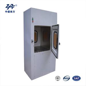 Quality Stainless Steel Secure Air Shower Pass Box With Electronic Interlock Aluminum Tank UV Light wholesale