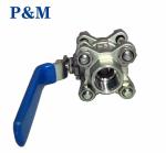 3-pc full port ANSI stainless steel ball valve