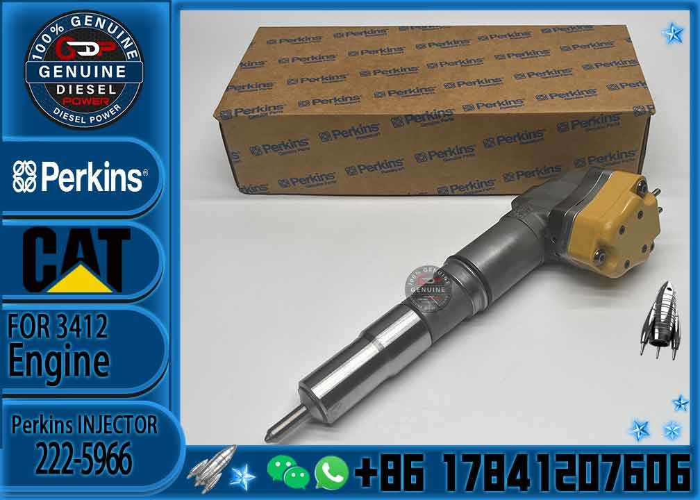 Diesel engine fuel injector 222-5966 2225966 diesel injector assembly fuel injection spare parts 222-5966
