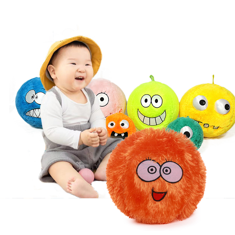 Decoration Fuzzy 23cm Neon Monster Ball Assortment for Unisex