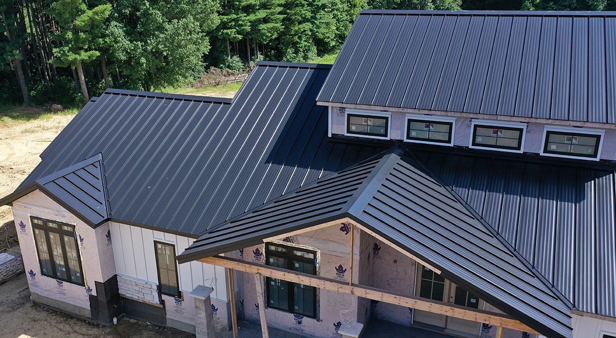 40-Years Warranty High Performance Sheet PPGI Z180 PPGL AZ150 RAL9005 Black Color Building Roof Villa Metal Colored Roof