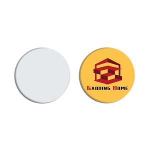 Quality Personalized Sublimation Glass Blanks Sublimation Fridge Magnet Blanks 5*5cm wholesale