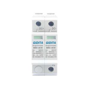 Quality IP20 DC 1000V 5-10KA SPD 2P Surge Protector wholesale