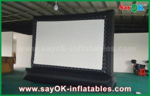 Quality Blow Up Projector Screen 5 X 3m Oxford Cloth Outdoor Inflatable Billboard Movie Screen wholesale