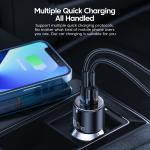 PD Typc C USB A EV Car Chargers Quick Charging 60W 66W For 12V 24V EV Car