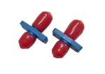 Sleeve ST Simplex Fiber Optic Adapter Connector with Red Yellow Black Cap